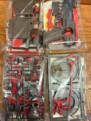 Vintage 1996 The Brave Command Dagwon Set of 4 Plastic Model Kits Kabaya