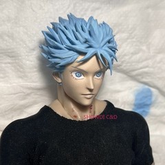 1/12 Custom Jujutsu Kaisen Satoru Gojo Head Sculpt for 6″ Vtoys Romankey Figure