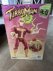 Tiger Electronics 80-618 1996 13 1/2in Talking Turbo Man Action Figure
