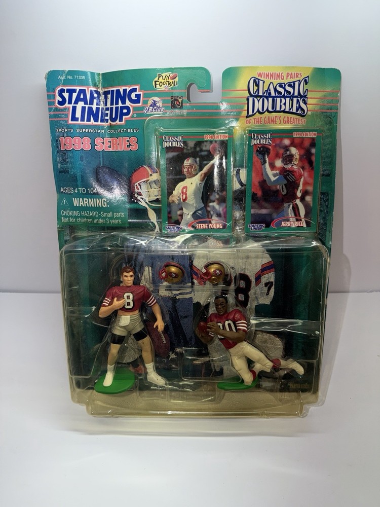 Jerry Rice Steve Young Kenner Starting Lineup “Classic Doubles” Action Figure