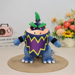 Wonder Bowser Jr Super Mario Bros Wonder Dark Bowser Plush Toy Stuffed Doll 8″