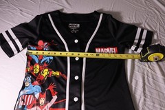 Marvel Avengers Character Mashup Women’s Baseball Jersey – Spider-Man, Iron Man,
