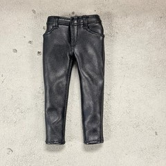 PB-XLD-PT: Black Deluxe faux leather pants for 7″ Muff Adam or WWE muscular body