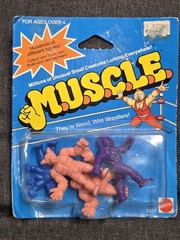 Vintage M.U.S.C.L.E. Men Action Figures By Mattel Four Pack 1985 Sealed Original