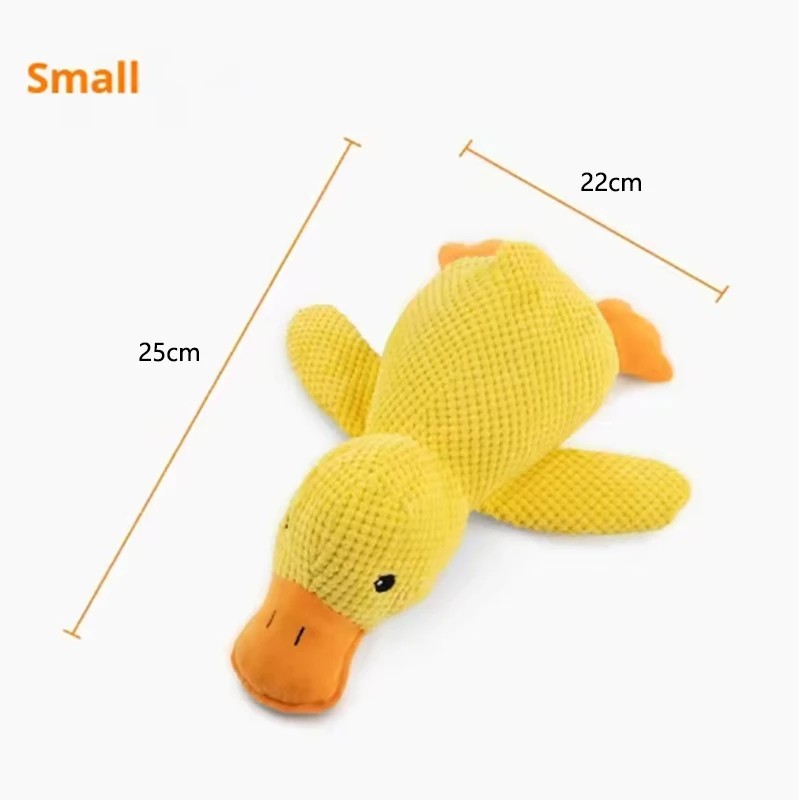 Stomping Duck Dog Toy Bite Resistant Plush Chew Toy for Large Dogs Interactive