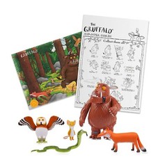Gruffalo Toy Figure Playset Articulated Characters for Kids Includes Mouse Ow…