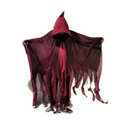 Hooded Cloak Robe Vampire Zombie Halloween Party Cosplay Horror Costume Capes