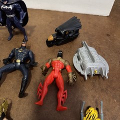 Lot Of 9 Vintage 1990’s Batman Kenner Action Figures Loose With accessories