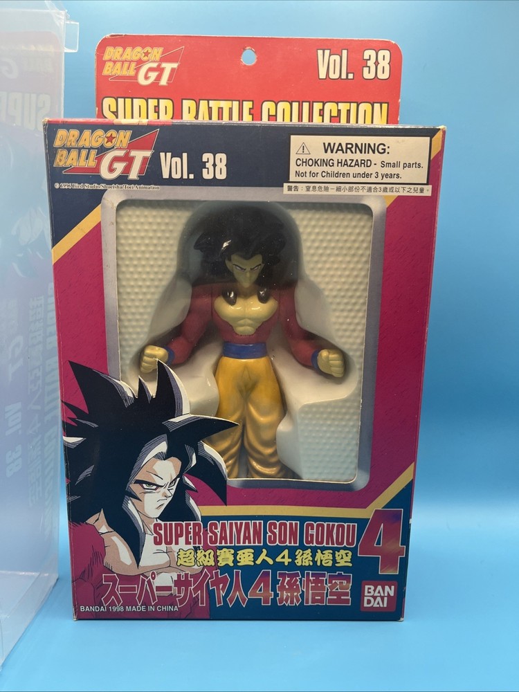 Vintage Bandai DBGT Super Saiyan 4 Son Goku Super Battle Collection Vol. 38
