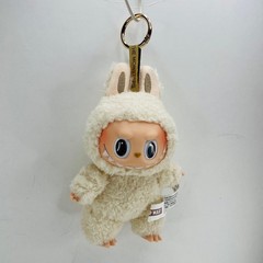 POP MART Labubu The Monsters Exciting Macaron Series Plush Dolls – Soymilk