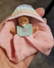 Zuru My Mini Baby(Awake Triplets)Series 1 w/Stroller, Bunny Chairs, Book & More!