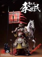 303TOYS 1/12 Scale Tang Dynasty Generals 4-Figure Set Includes horses In Stock