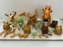 Moose Treasure X Figures Lot Gold Dragons Skeleton Mummy Dino Chests Weapons