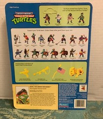 TMNT Raph the Green Teen Beret 1991 w/ Back Card -NO Accessories – NOT COMPLETE