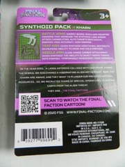 Final Faction Series 1 – Kharn – Synthoid Drone Brute – 3 Weapons Pack