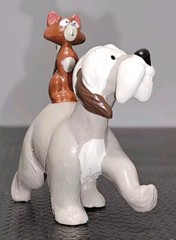 Applause 101 Dalmatians Sheep Dog And Cat Figurine