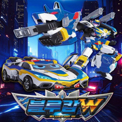 Metal Cardbot Bluecop W Transforming Police Car Robot Toy Korean 2025