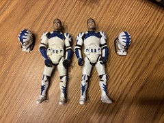 Star Wars Saga Collection Gunship Tiger Shark Rancor Tartakovsky w/ 2 pilots