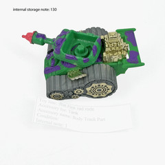 Kenner Rat Fink Rad Rods Tank Vehicle 1990 Green Purple Gold Cannon