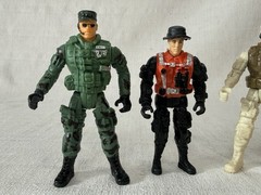 Lot Of 9 Chap Mei Solder Action Figures