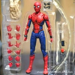 Mavel Spider-Man SHF Action Figure Backpack Premium Edition Model Toy Box Gift