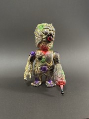 REALHEAD Mutant Chaos x Blobpus Gold Glitter Sofubi Figure Japan Rare