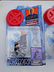 Lot of 4 X-Men the Movie 3 Professor Xavier 1 Rogue Action Figure 2000 Vintage