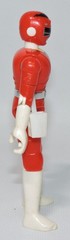 4 Power Ranger Red Blue Silver 1997 4.5″ In Space Action Figure Bandai Gold Belt