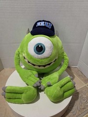 Disney/Pixar Collection Monsters University Inc Mike Wazowski MU Hat Plush 16”