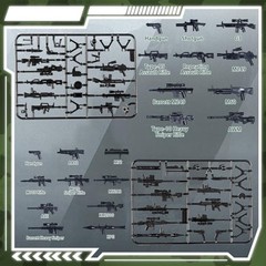 Military Toy Set 83 Piece Guns Pistols Body Armor Hat Belt Accessories for Role