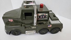 Vintage 2001 Hasbro G.I. Joe Motorized Military Big Rig Truck Trailer *Read Des*