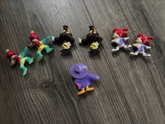 Vtg Darkwing Duck Tales Set of 7 Kellogg’s Disney 2” PVC Figures 1991-92