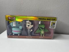 SDCC 2026 Pee-wee Herman Figural Bag Clip 3-Pack LE 200 Monogram Exclusive