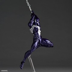 Revoltech Amazing Yamaguchi Symbiote Spider-Man Purple Ver. Figure PRESALE