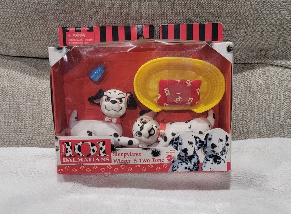 Disney’s 101 Dalmations Sleepytime Wizzer & Two-Tone NEW! Box Damage Vintage