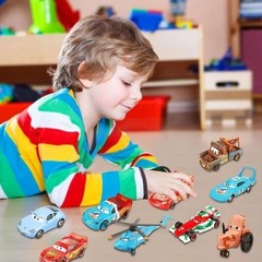 Disney Pixar Cars Lot Lightning McQueen 1:55 Alloy Model Toy Car Christmas Gift