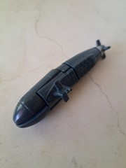 VINTAGE 1983 Bandai MR-33 GOBOTS DIVE-DIVE Blue Submarine Transformer Robot Blue