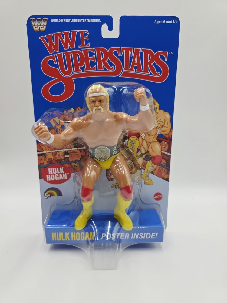 Blue Card WWE LJN Superstars Hulk Hogan 8″ 1980s Retro Action Figure NEW