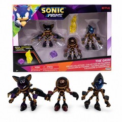Sonic Prime The Grim Multipack Figure Set Sonic Trooper Knuckles Rouge Netflix