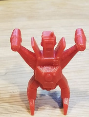💥1980’s VINTAGE ORGUSS GUNDAM LARAMI 3in Robots Transformers Hard Plastic lot💥
