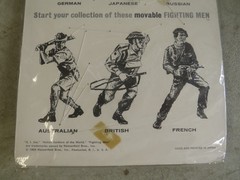 1966 G.I. Joe Fighting Men French Resistance Fighter Equipment Pack Hasbro MIP