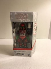 STAR WARS MANDALORIAN WARRIOR 2022 HOLIDAY EDITION BLACK SERIES 6″ FIGURE SEALED
