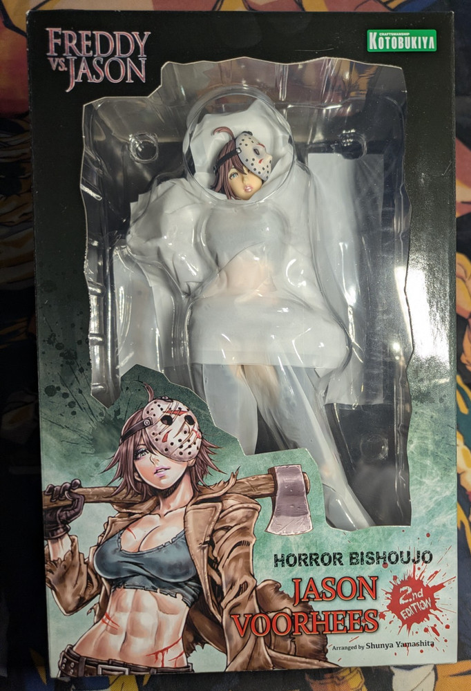 KOTOBUKIYA Freddy Vs. Jason Voorhees 2nd Edition Bishoujo Statue Figure In Box