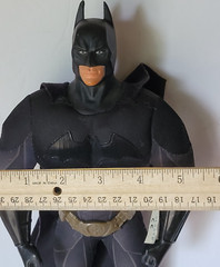 Batman 13”Plush with Vinyl Head Gloves & Belt 2005 Mattel