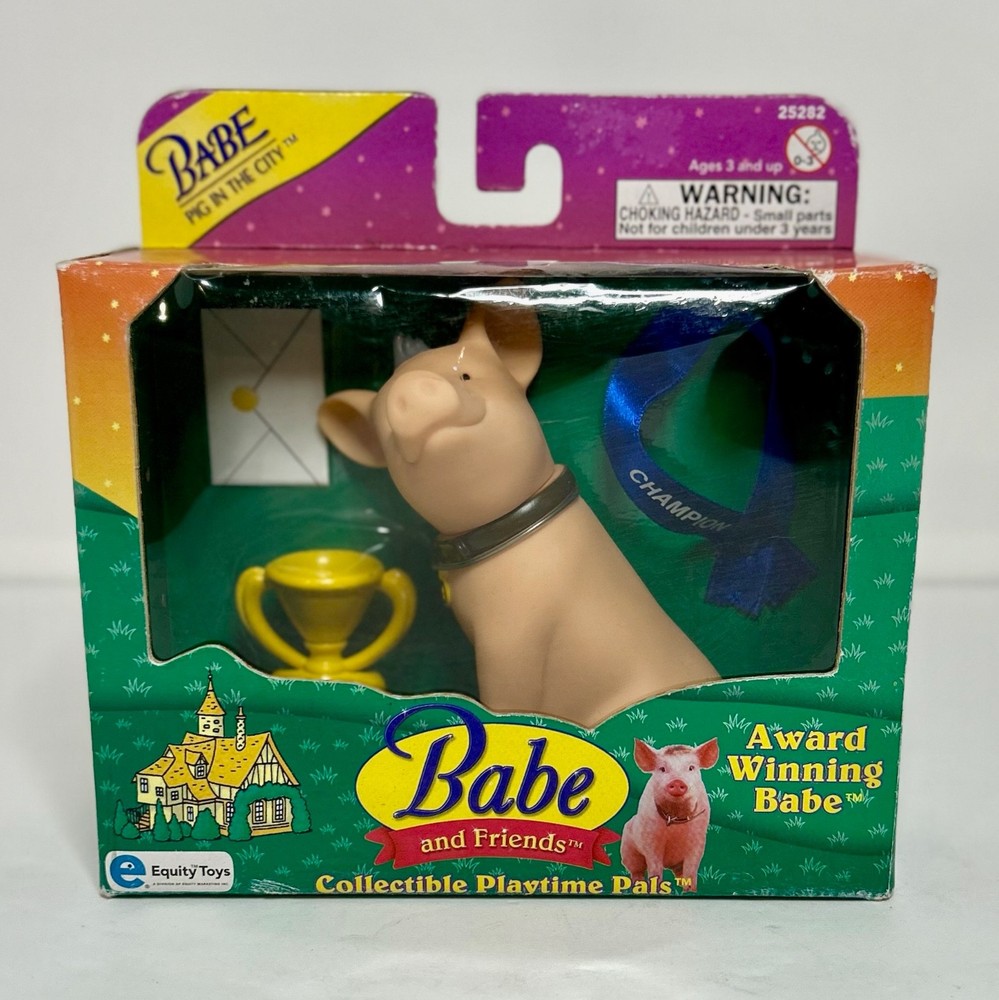 Babe Pig in the City Award Winning Babe Collectible Playtime Pals – New in Box