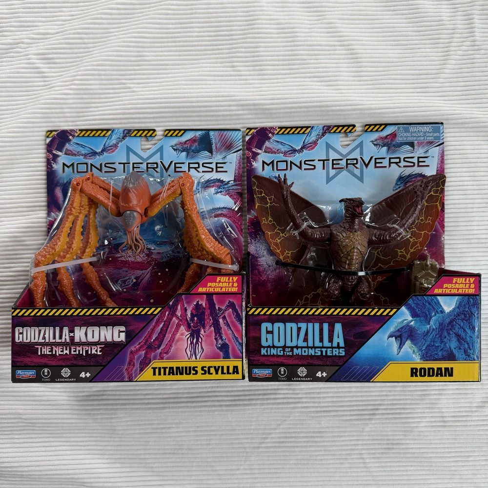 Godzilla x Kong The New Empire Rodan & Titanus Scylla 6” Action Figure 2026 NIB