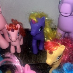 My Little Pony Style Ponies Colorful Unicorns Various Sizes Lot of 13