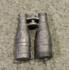 1975 Marx Johnny West JWA General Custer Capt Maddox Silver Binoculars