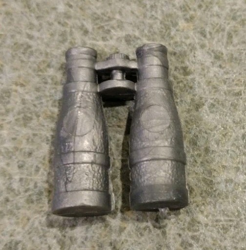 1975 Marx Johnny West JWA General Custer Capt Maddox Silver Binoculars