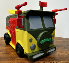 TMNT Party Wagon 3D Printed Model • Retro Ninja Turtles Van Display Collectible